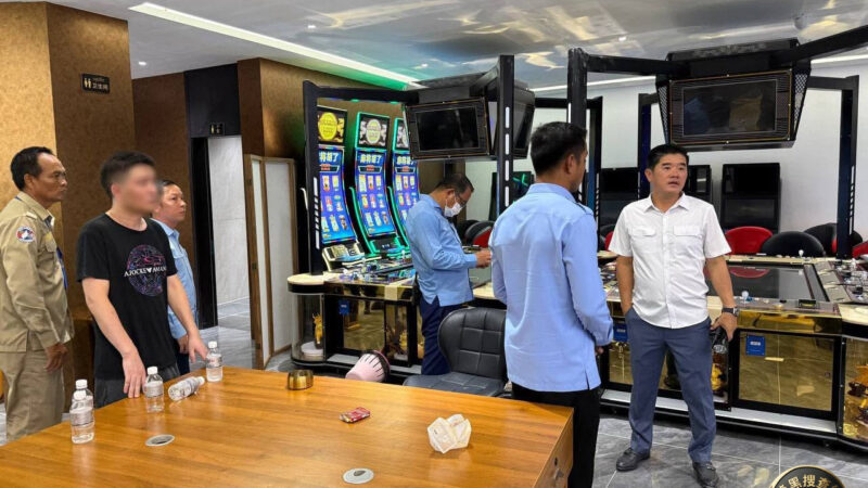 #柬埔寨新闻 坎博区当局开展清剿网络犯罪行动，发现1处非法赌