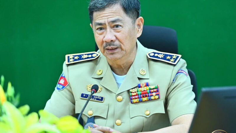 金边警察局长部署重拳打击网诈与人口贩卖行动

今天上午，