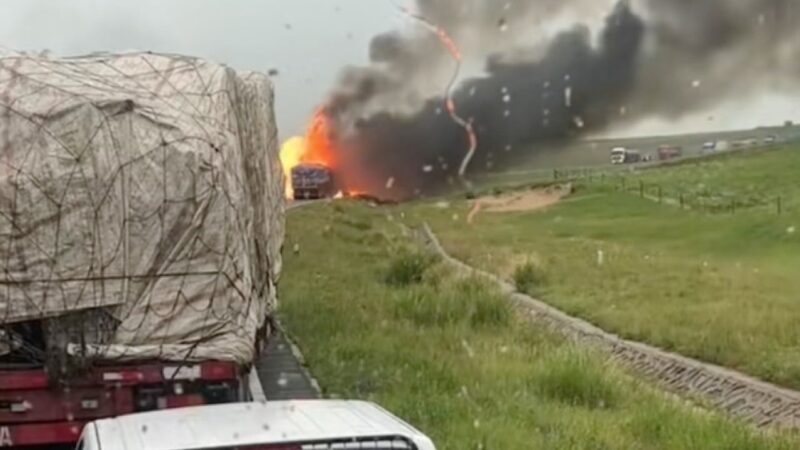 2 dead, 4 injured as northern China truck collision triggers huge chemical blast