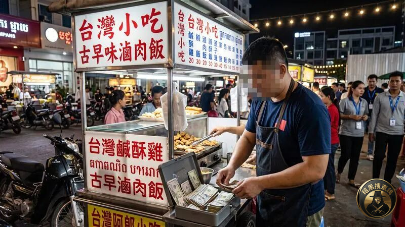 台湾男子赴柬埔寨卖小吃给诈骗园区！赚3500美元却获刑