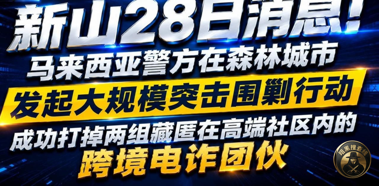 #马来西亚森林城市突袭电诈窝点 330多人落网‼️

新