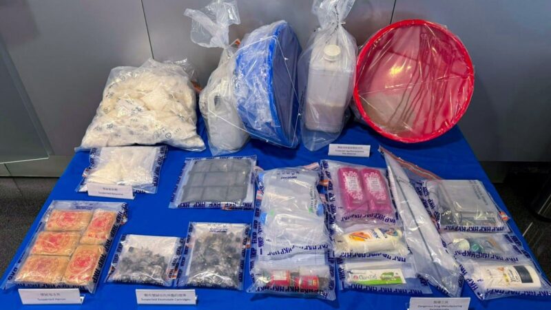 13-year-old among 321 arrested as Hong Kong police seize drugs worth HK0m