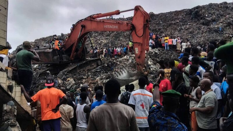 Landfill collapse kills at least 30 in Guinea as rescuers search for survivors