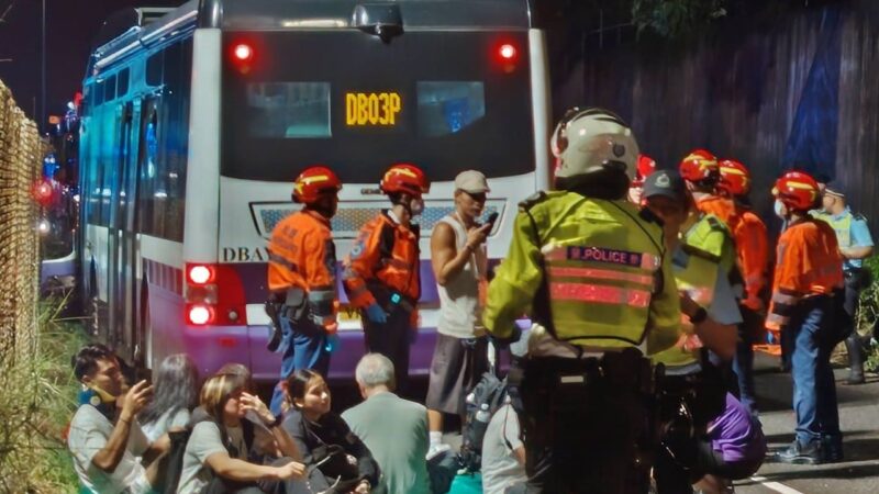 Cabby killed, 9 others injured after taxi hits bus, truck on Lantau Island