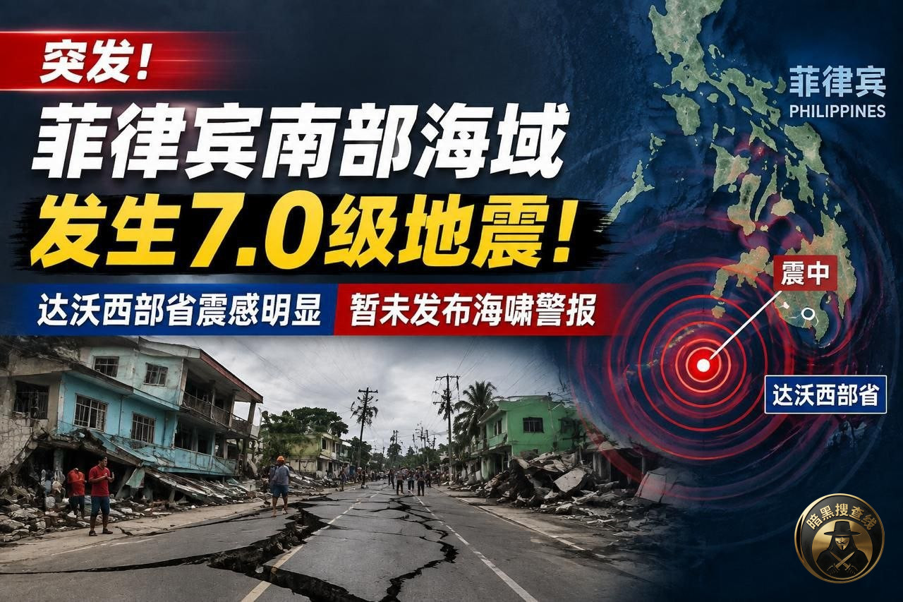 #菲律宾新闻 菲南部海域突发 7.0级地震 达沃多地强烈震感 #菲律宾新闻 菲南部海域突发 7.0级地震 达沃多地强烈震感