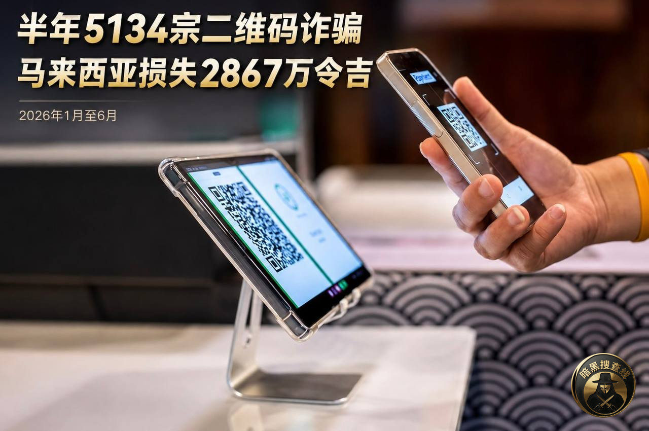 #马来西亚资讯：二维码诈骗半年狂飙5134宗，损失近2900