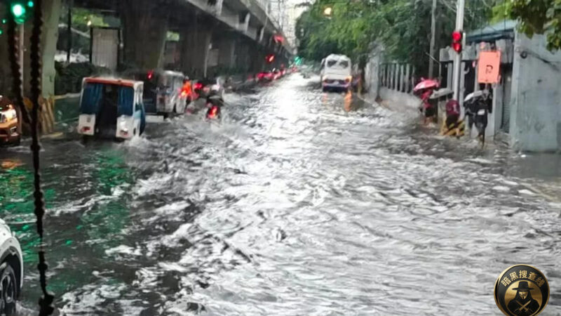 #菲律宾新闻 暴雨猛灌马尼拉！多地积水达8英寸，多条道路受影