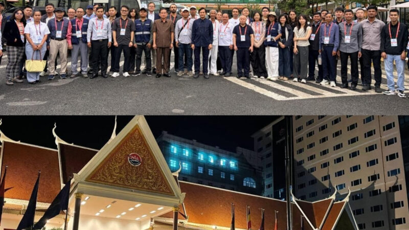 柬埔寨组织中外媒体实地走访网诈旧址 为国际反诈大会暖场