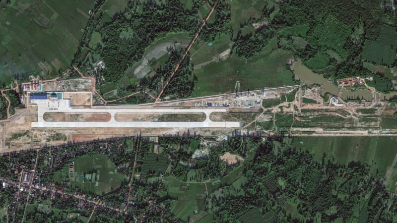 Are Chinese military aircraft already using a new joint air facility in Laos?