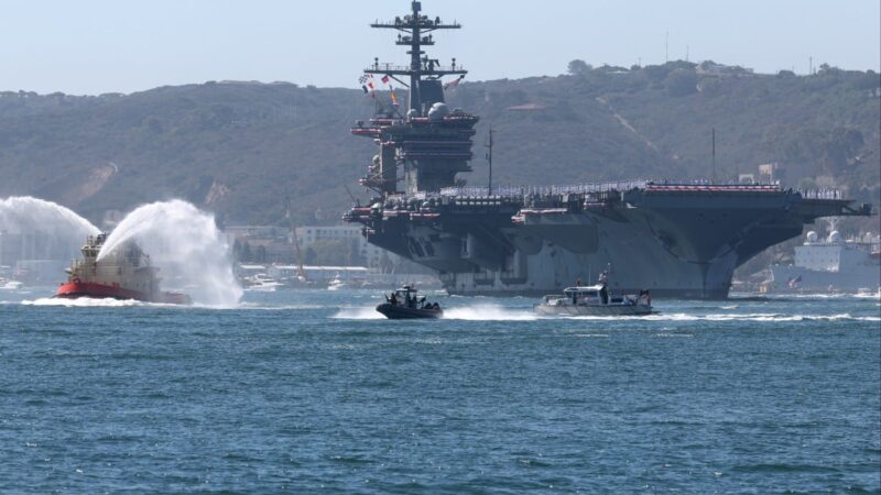 The long-deployed USS Abraham Lincoln returns home to San Diego from Middle East