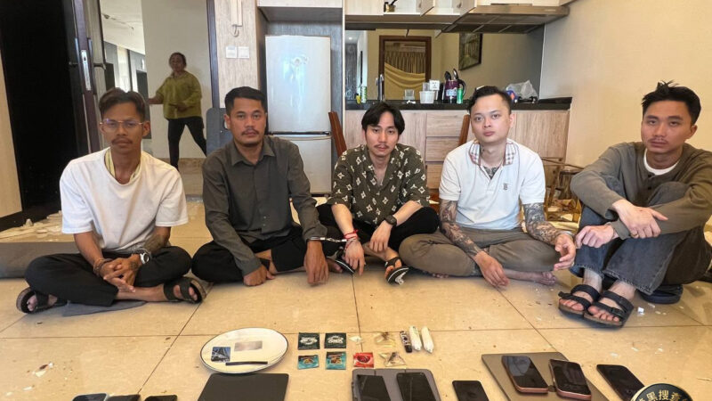#柬埔寨资讯：金边Sky Tree公寓突查毒品案件，5名嫌疑
