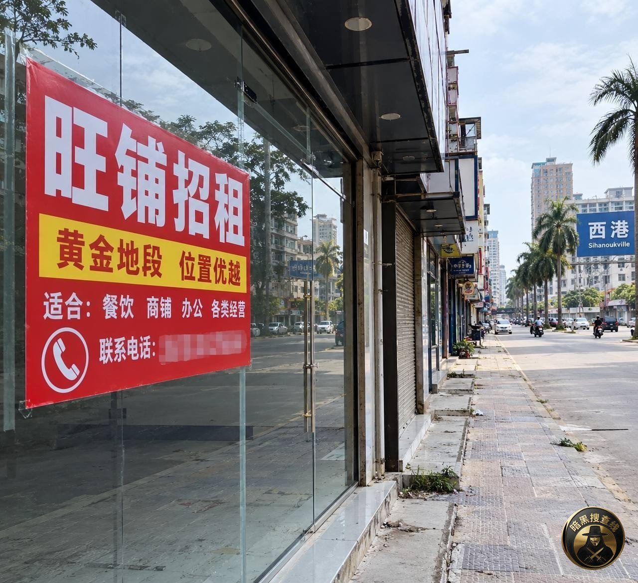 西港大势已去~
如今的西港,越来越像一条旺铺招租的街。 西港大势已去~
如今的西港,越来越像一条旺铺招租的街。