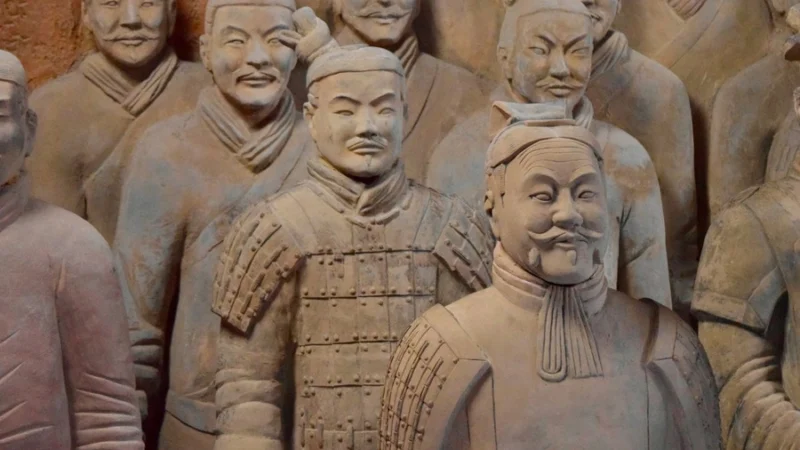 Fingerprints on China’s 2,200-year-old clay army point to women and children among its makers